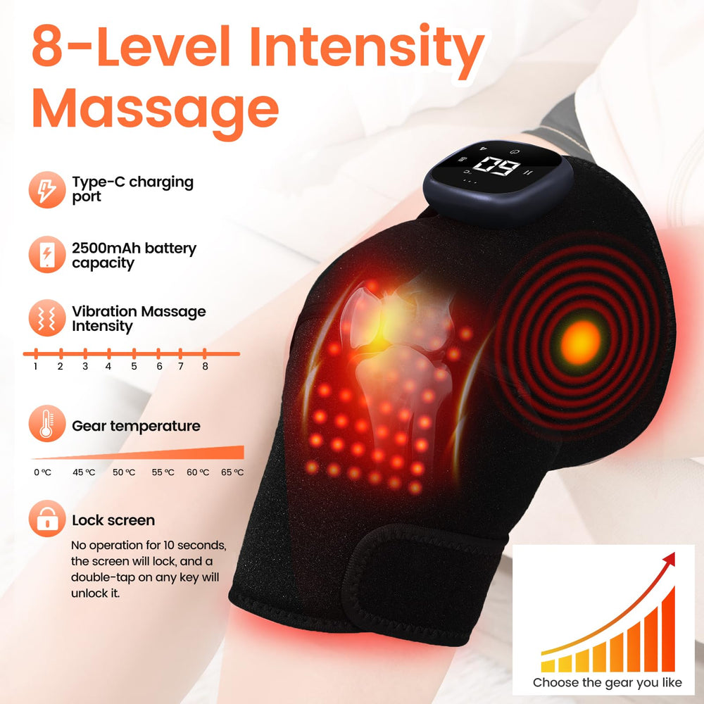 JoyJoint compact battery and charging port enabling portable therapy.
