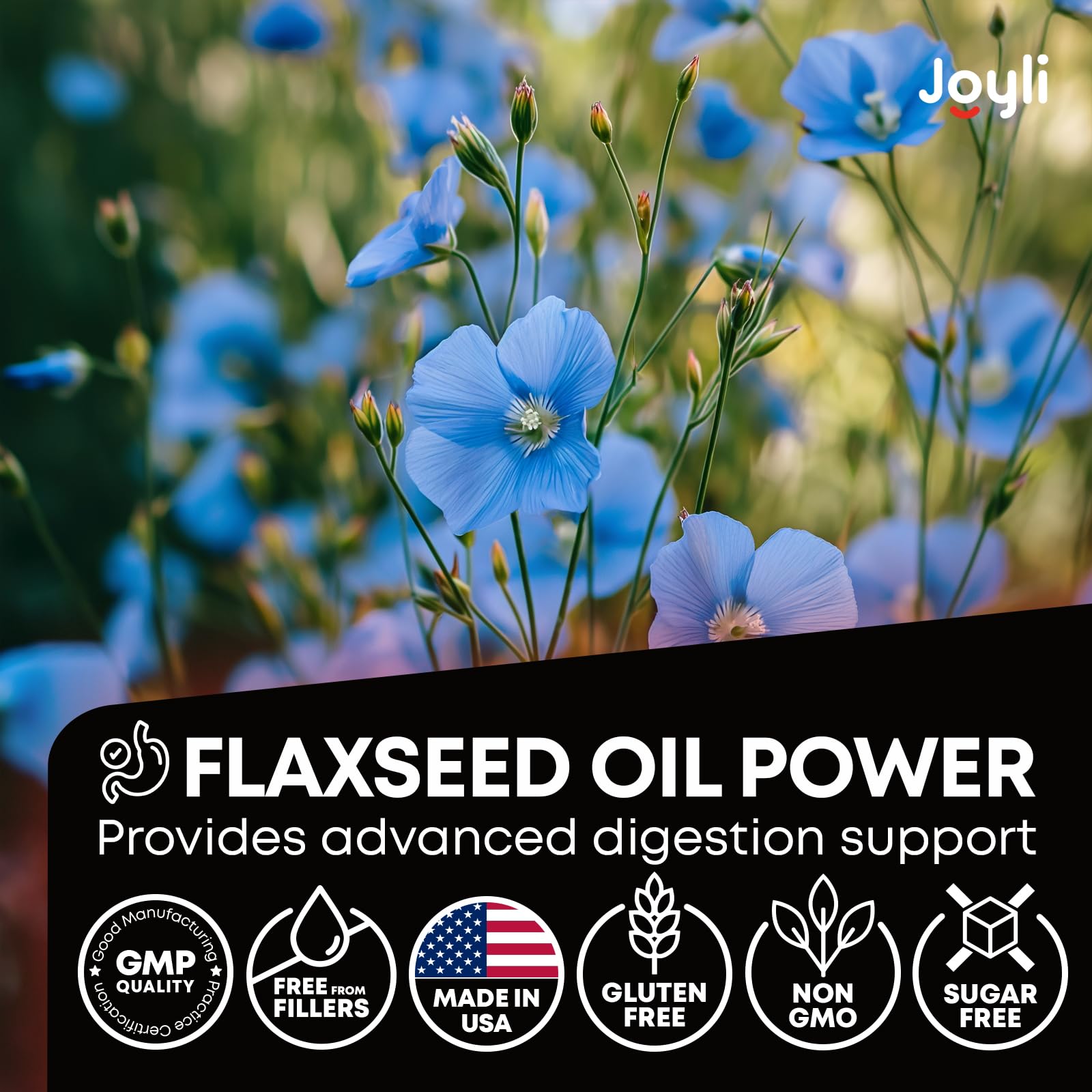 JOYLI Nutrition CoQ10 200mg USA-made packaging on shelf.