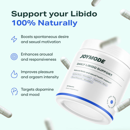 Joymode bottle back shows ingredient highlights and dosage transparency.
