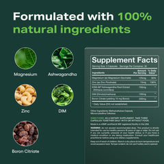 Joymode DIM boron zinc capsules close-up demonstrating micronutrient support for wellness.