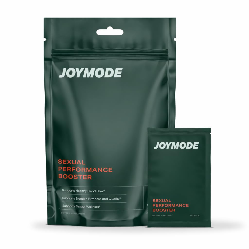 JOYMODE Performance Booster bottle front; convenient daily use.