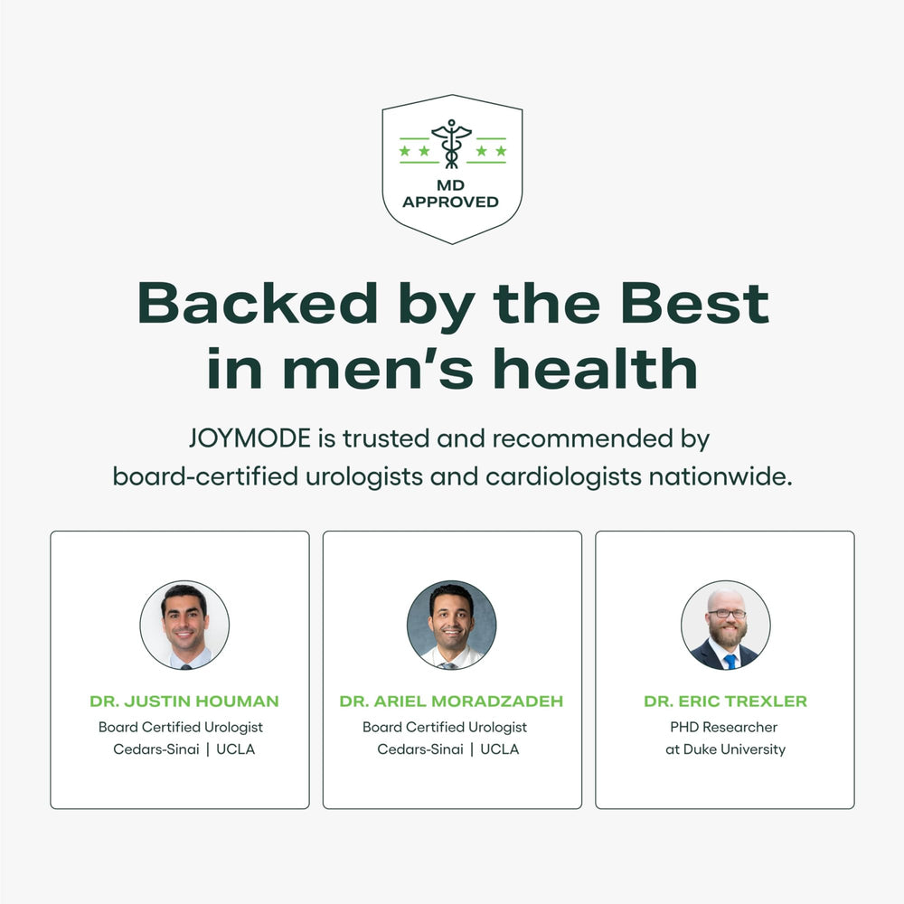 JOYMODE label close-up confirms key ingredient doses for informed use.