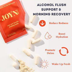 JOYN on-the-go packs—discreet liver support during busy nights.