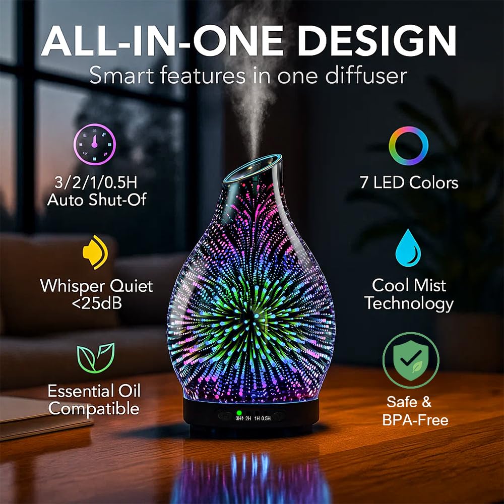 JOYOLO safe diffuser with auto shut-off supports worry-free operation.