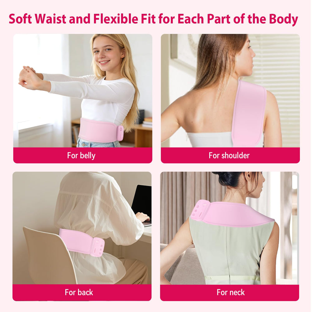JOYSELF Upgrade heating pad operates quietly with massage modes for focus