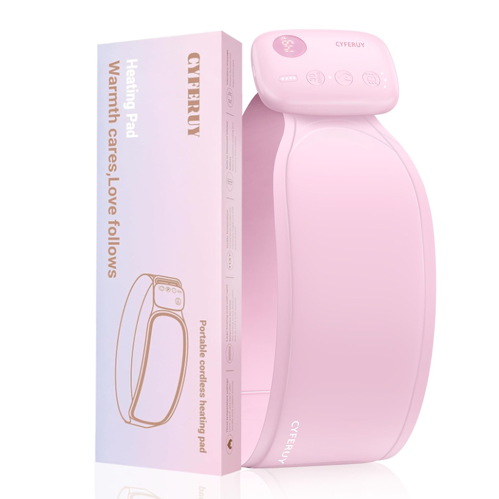 JOYSELF Upgrade heating pad worn under clothes for discreet warmth all day