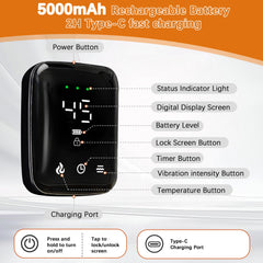 Joyset heat and vibration options enable personalized relaxation