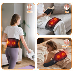Joyset wired-use option provides uninterrupted heating and massage