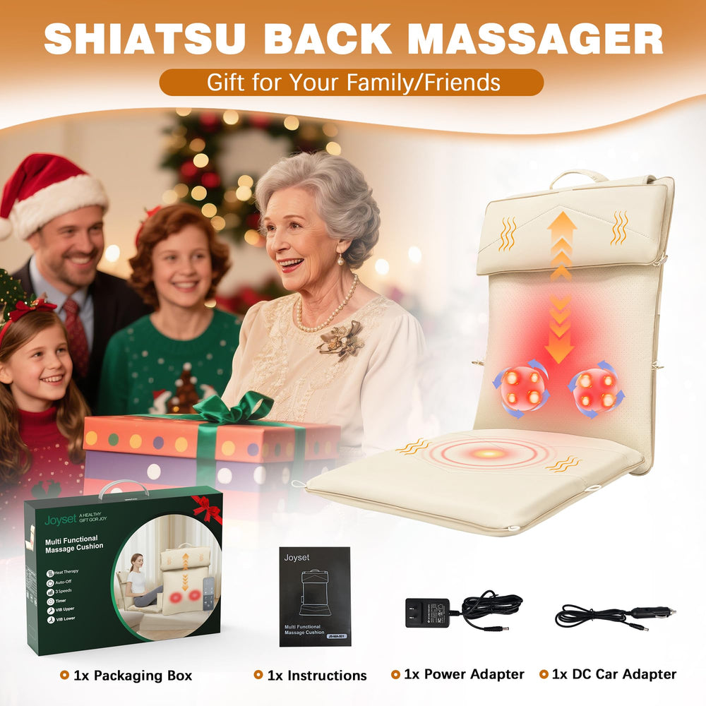 Joyset secure strap system keeps the massager in place during use.