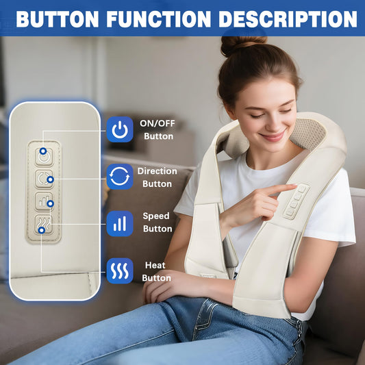 Joyset heat therapy with infrared warmth to comfort tired muscles.
