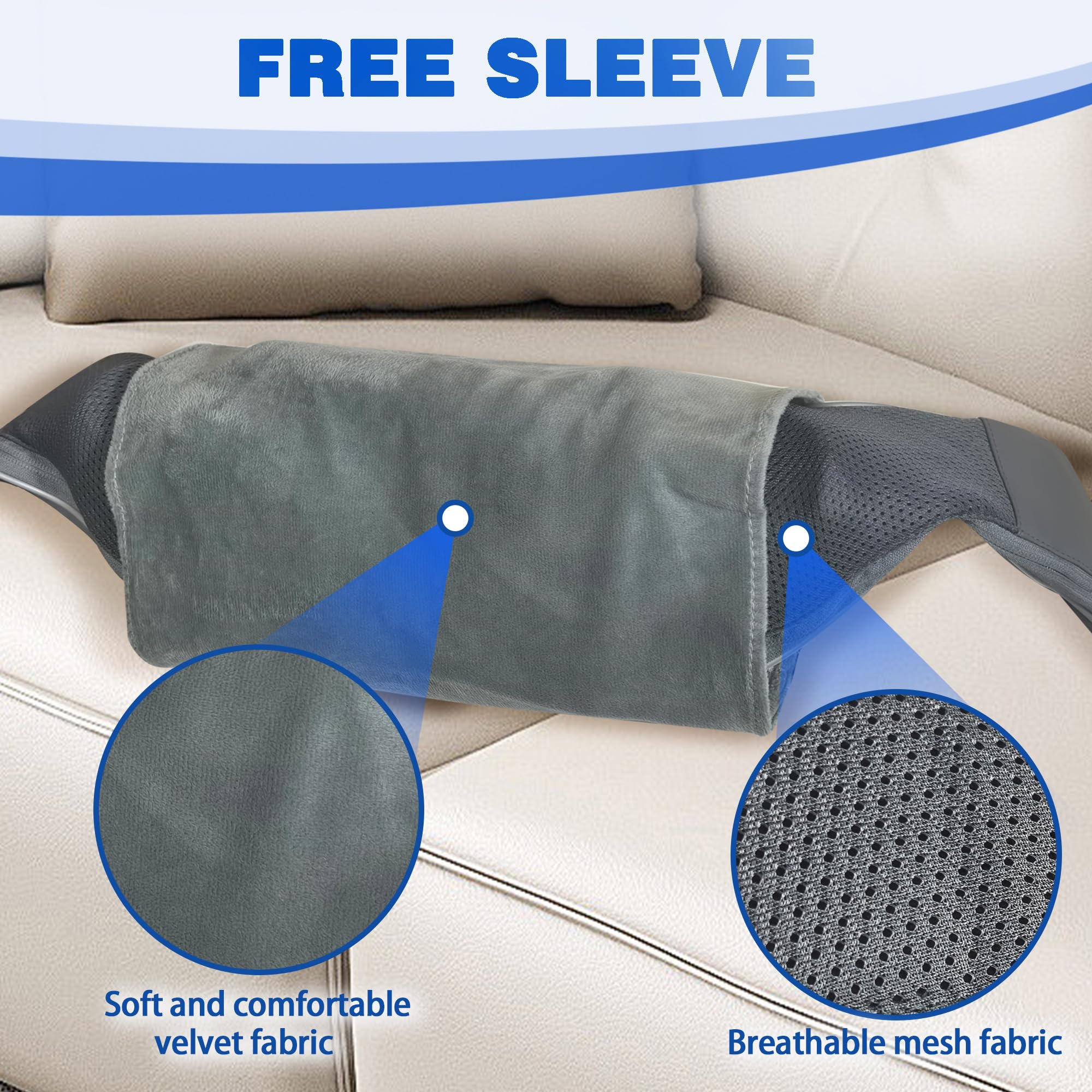 Joyset massager shown with car adapter for on‑the‑go use