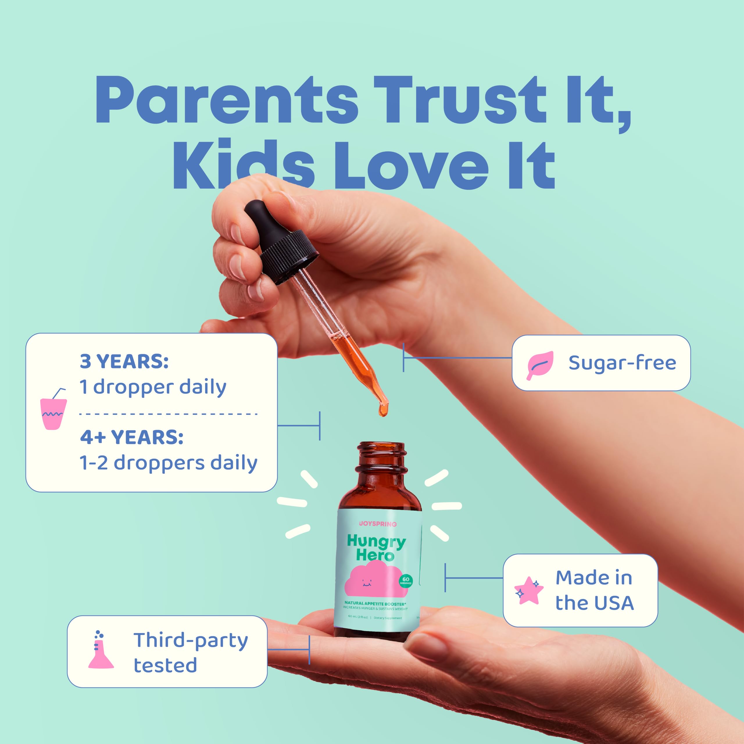 JoySpring formula is sugar-free, with no added flavors or fillers.