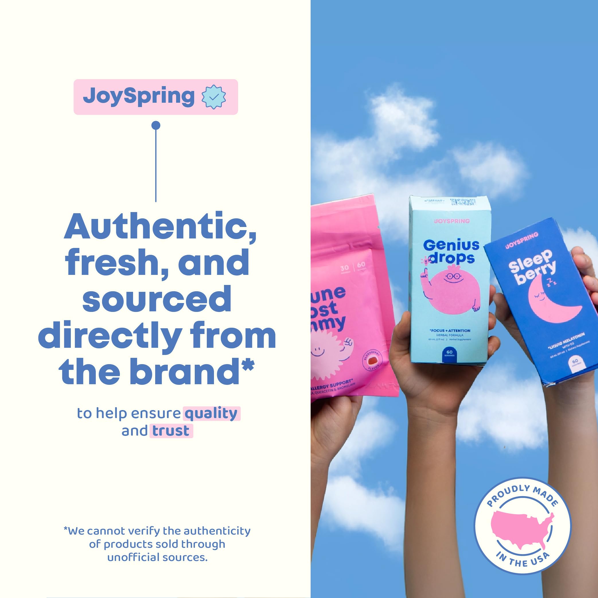 JoySpring DetoxZee Kids flavor eases mixing into juice routines.