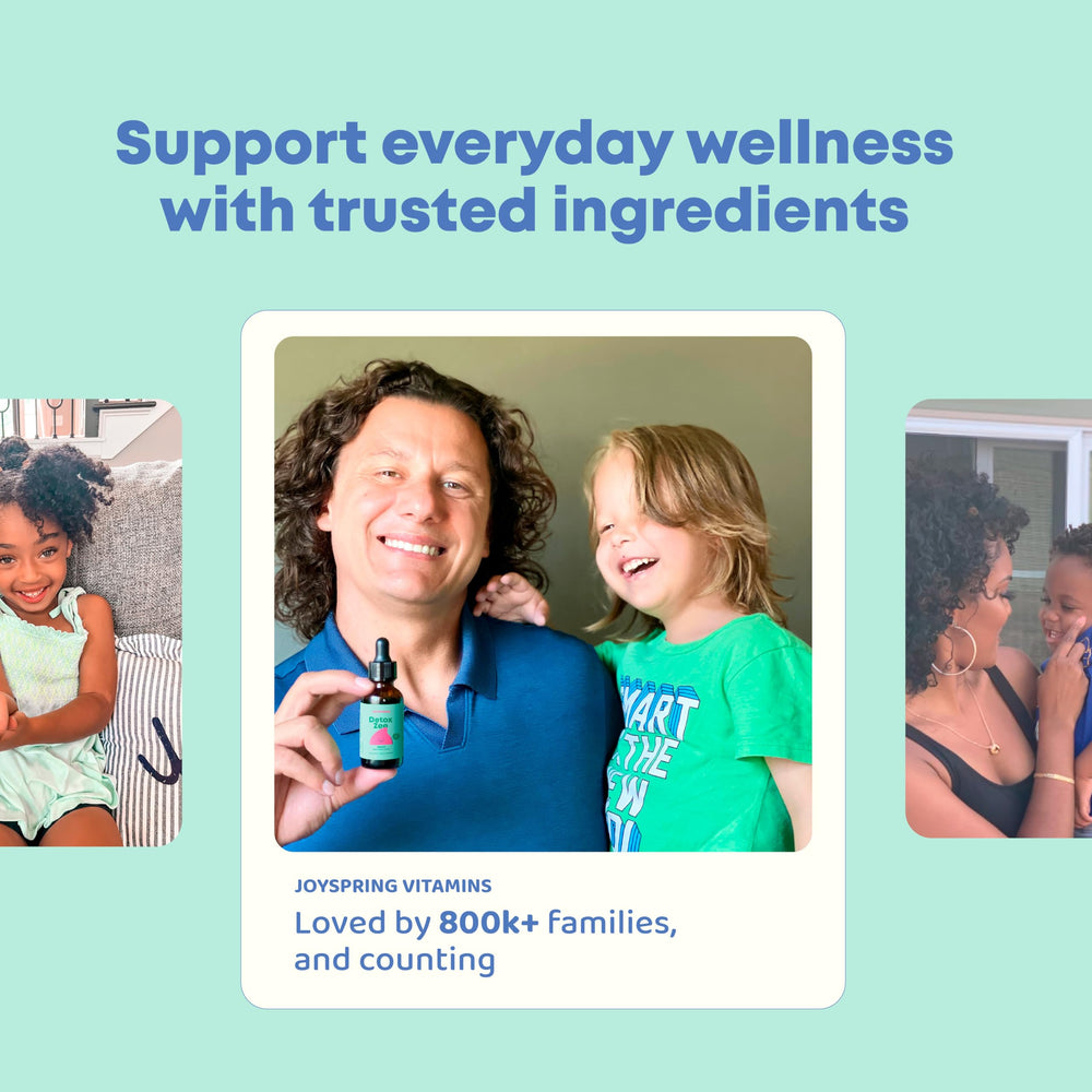 JoySpring DetoxZee Kids gluten-free formula supports dietary needs.