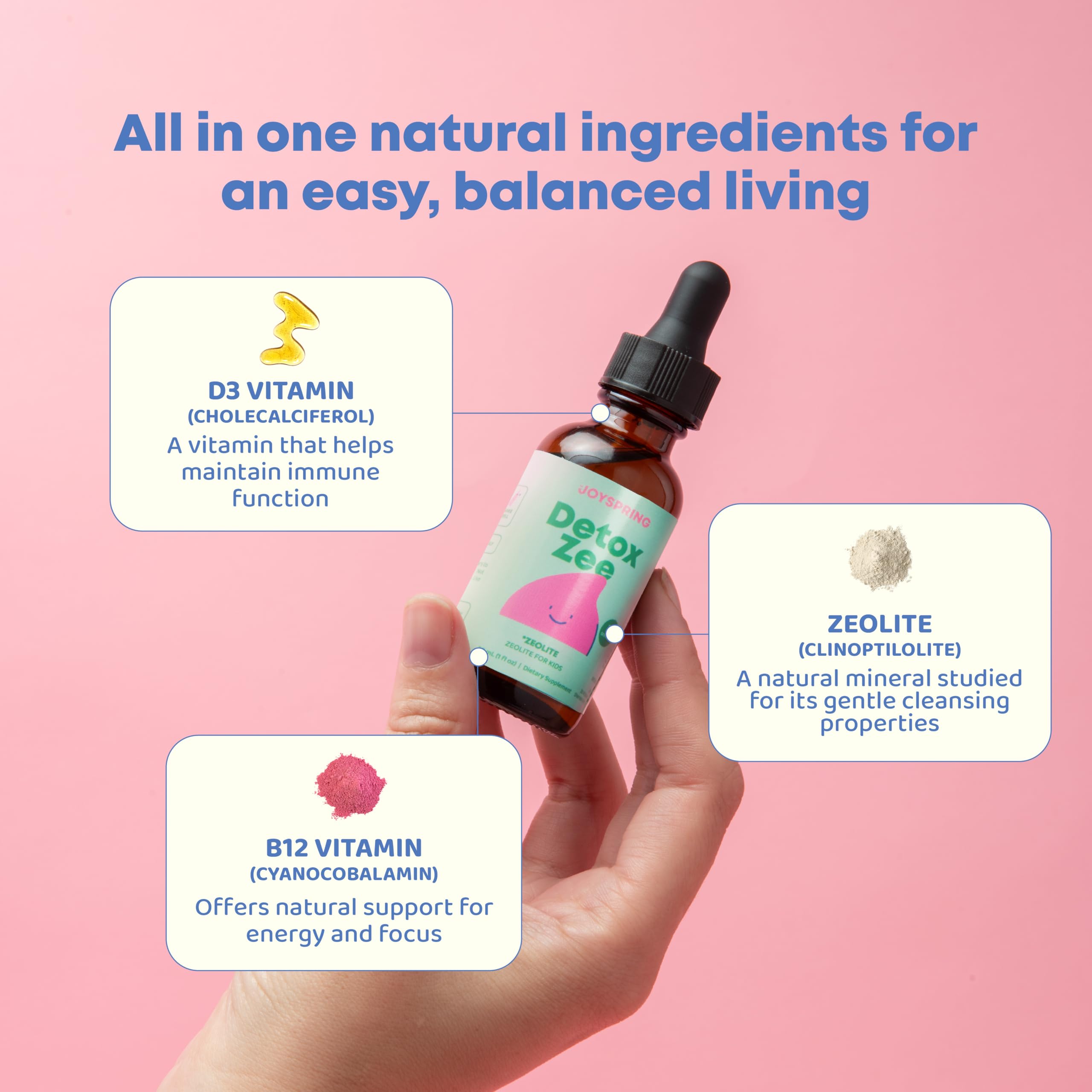 JoySpring DetoxZee Kids no added sugars for daily use.