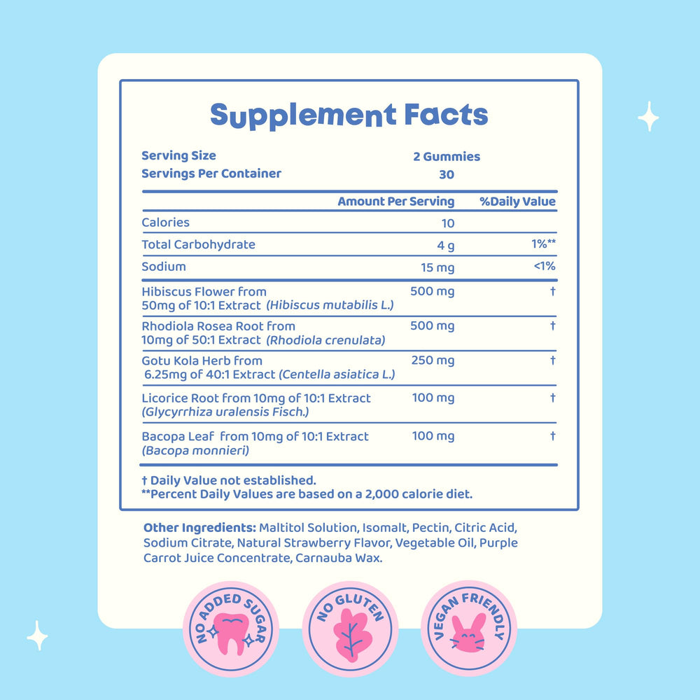 JoySpring Genius Kids Focus Gummies vegan label close-up on packaging