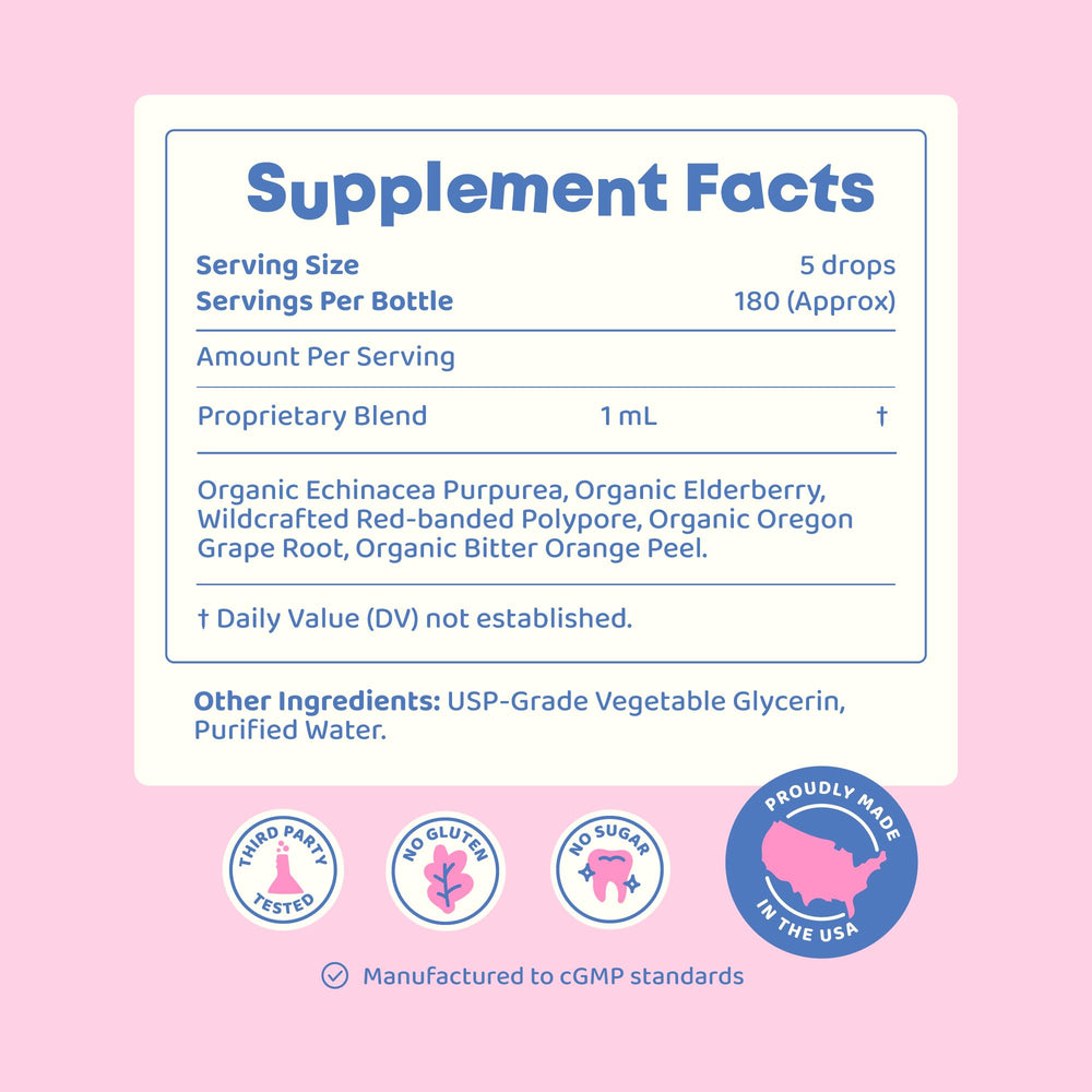 JoySpring Immune Drops family use scene suggesting shared daily routine