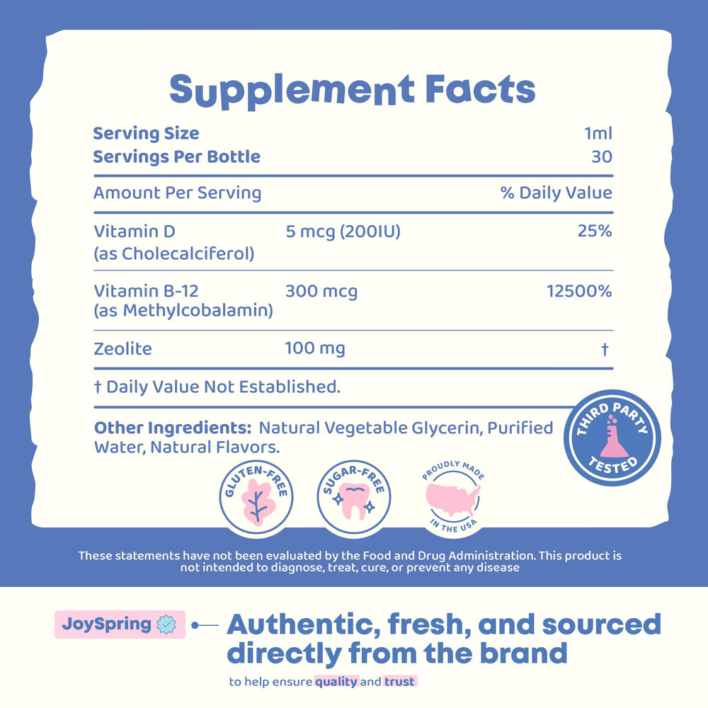 JoySpring LingoLeap daily-dosing image shows simple routine for families.