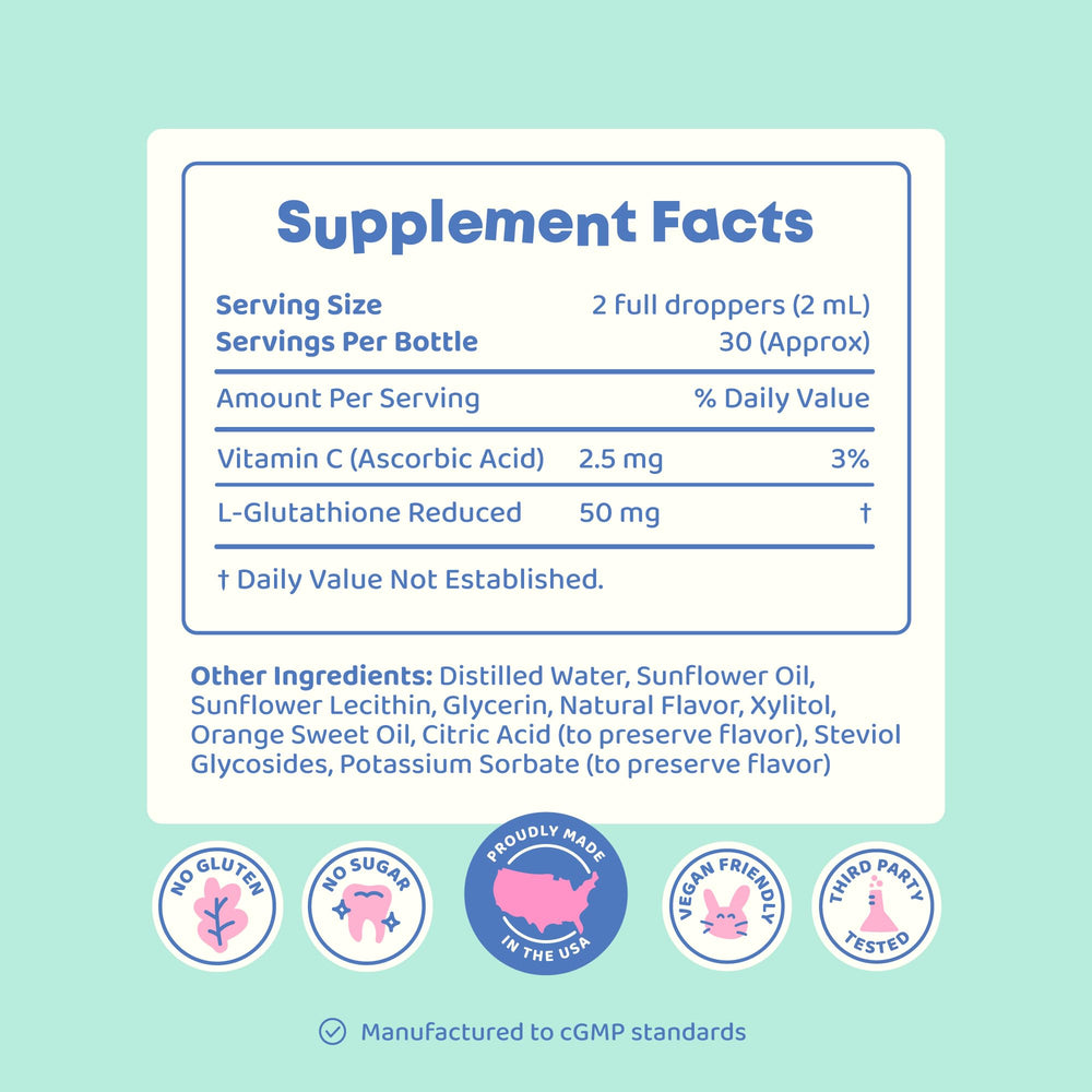 JoySpring Glutathione bottle on kitchen counter for daily routine