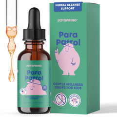 JoySpring ParaPatrol bottle with dropper for easy daily use.