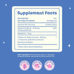 JoySpring SleepBerry night-time routine with a kid-friendly dropper.