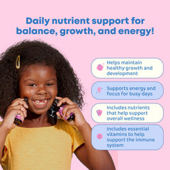 JoySpring ZincBerry dropper demonstrates easy daily dosage for kids.