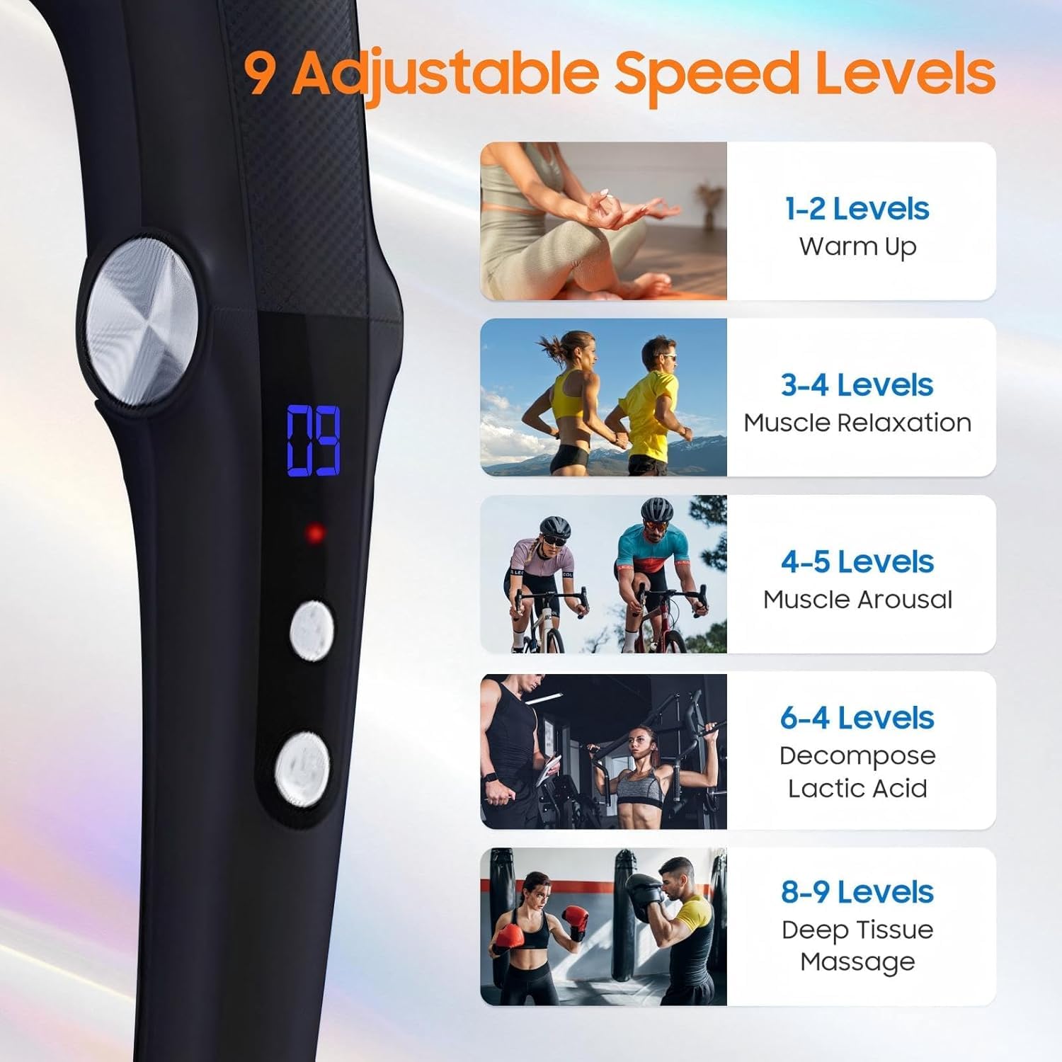 JOYSUWERUN 10-head attachments enable customizable deep tissue care.