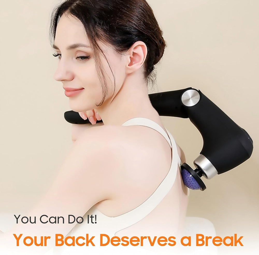 JOYSUWERUN back-massage-tool shown soothing upper and lower back areas.