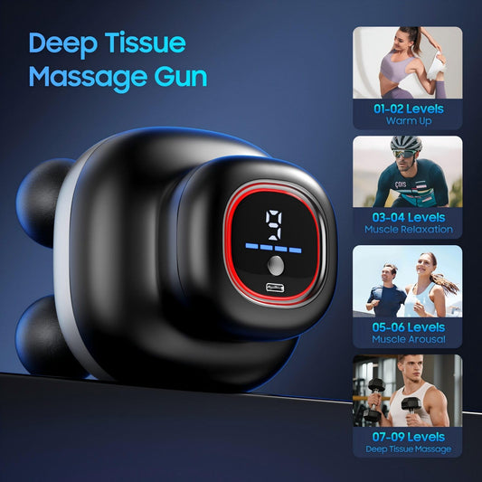 JOYSUWERUN deep-tissue head targets tense areas effectively.