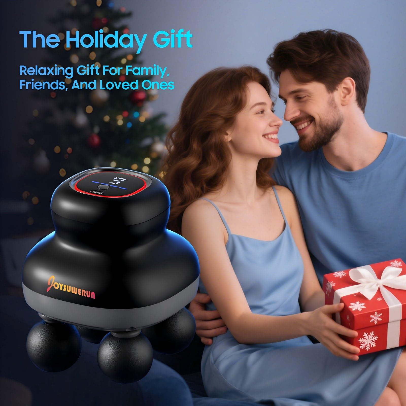 JOYSUWERUN massage gun makes a thoughtful fitness gift.