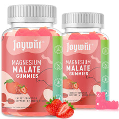 Joywiit Magnesium Malate Gummies bottle view showing convenient daily support.