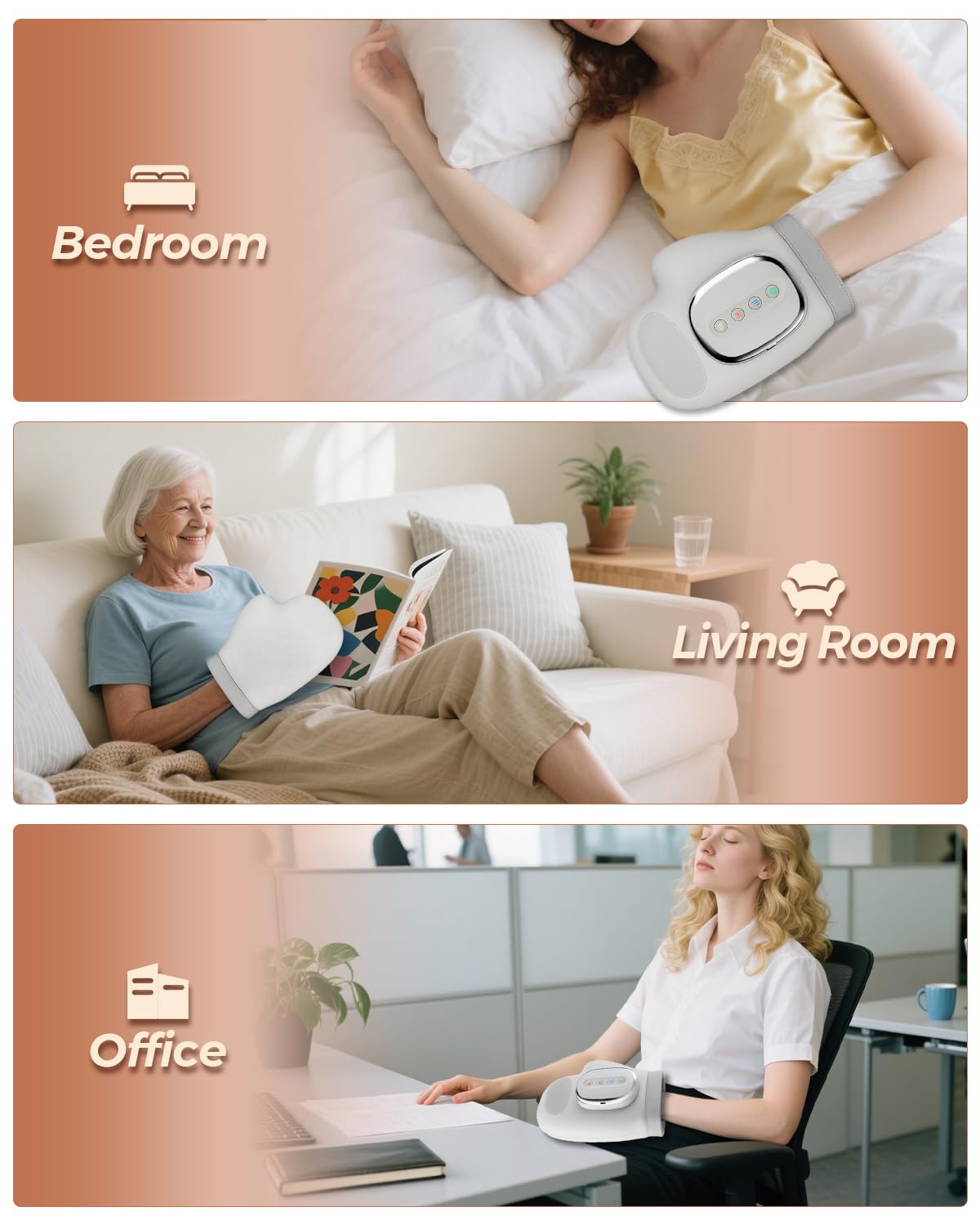 Joyzan compact design massager suitable for home and travel