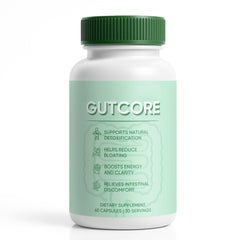 Jqewlg GutCore digestive support bottle front for daily use.