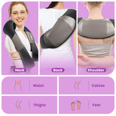 JQX compact massager with carabiner slot for gym bag or car use