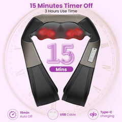 JQX USB-C rechargeable massager with up to 180 minutes per charge