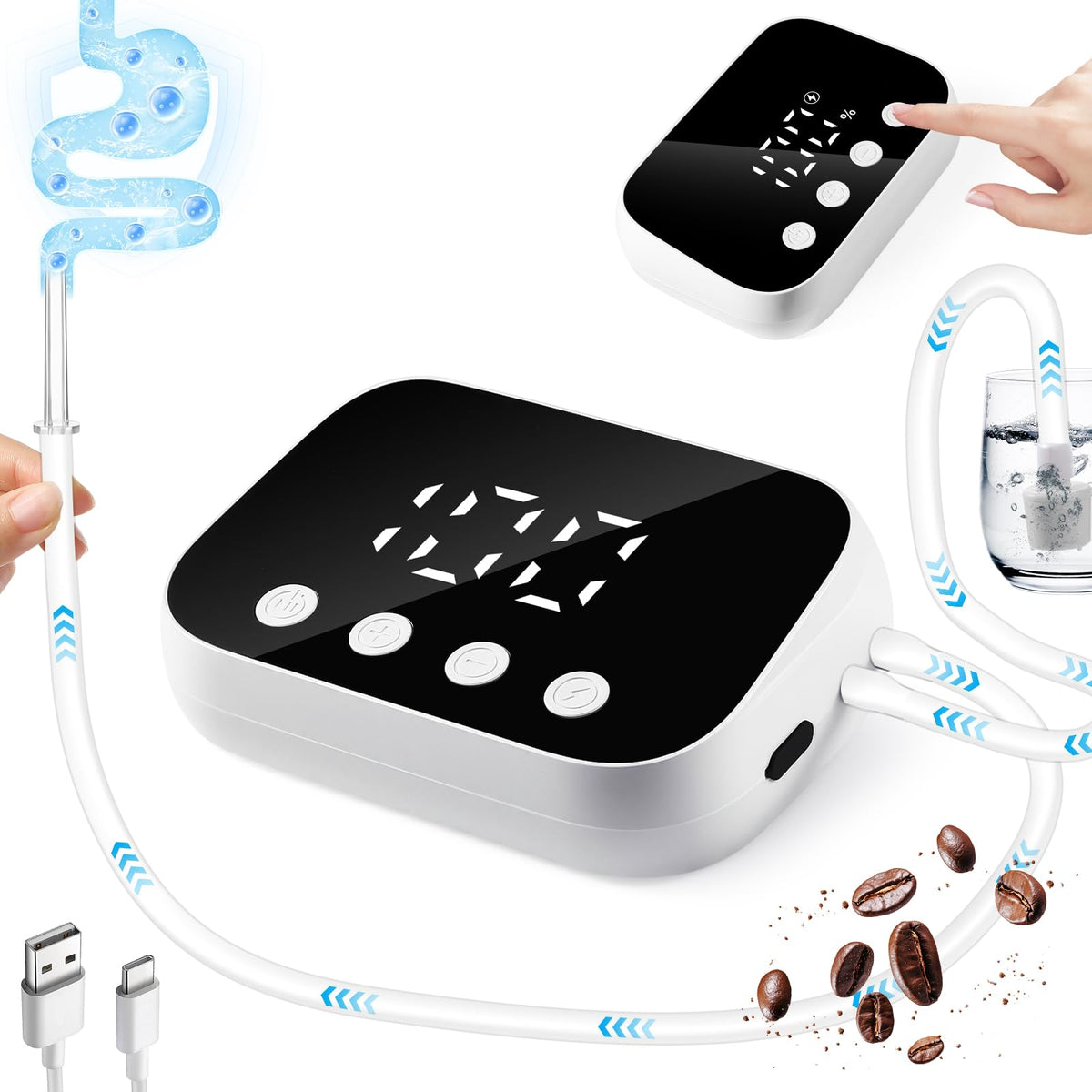 Jripae Enema Kit with LED display for precise session status