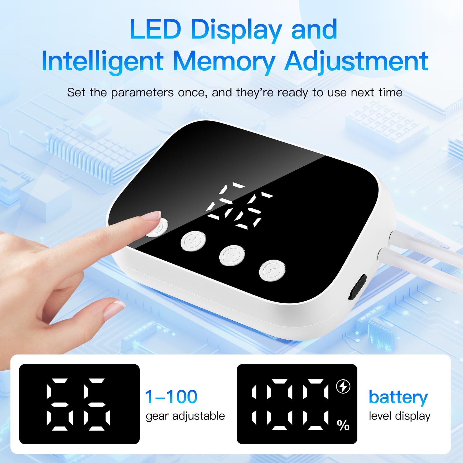 Jripae Enema Kit memory function remembers last setting for safety