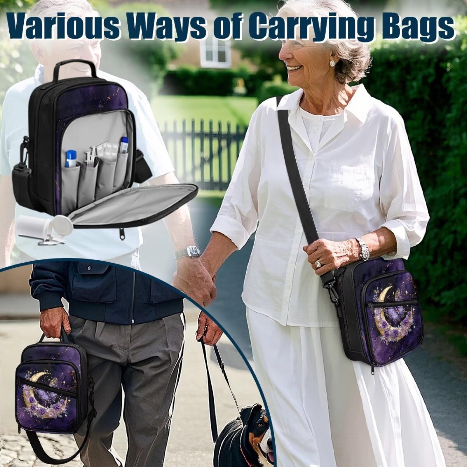 Jrysaedy travel case uses water-resistant polyester for durable protection.