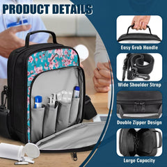 Jrysaedy adjustable shoulder strap allows comfortable, hands-free transport.