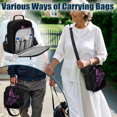 Jrysaedy water-resistant diabetes case protects meters and supplies from spills