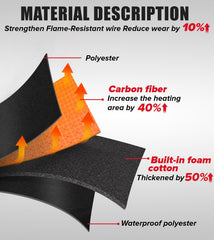 JS LifeStyle water-resistant insulation keeps you warmer in damp outdoor settings.
