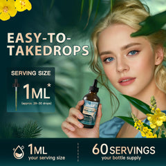 JSDKFJSA Mullein Drops ease breathing in daily routines.