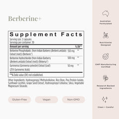 JSHealth Berberine+ label close-up highlighting double strength formula