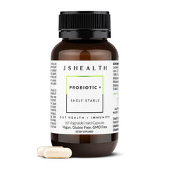 JSHealth Gut Health Immunity bottle promotes daily digestive and immune support