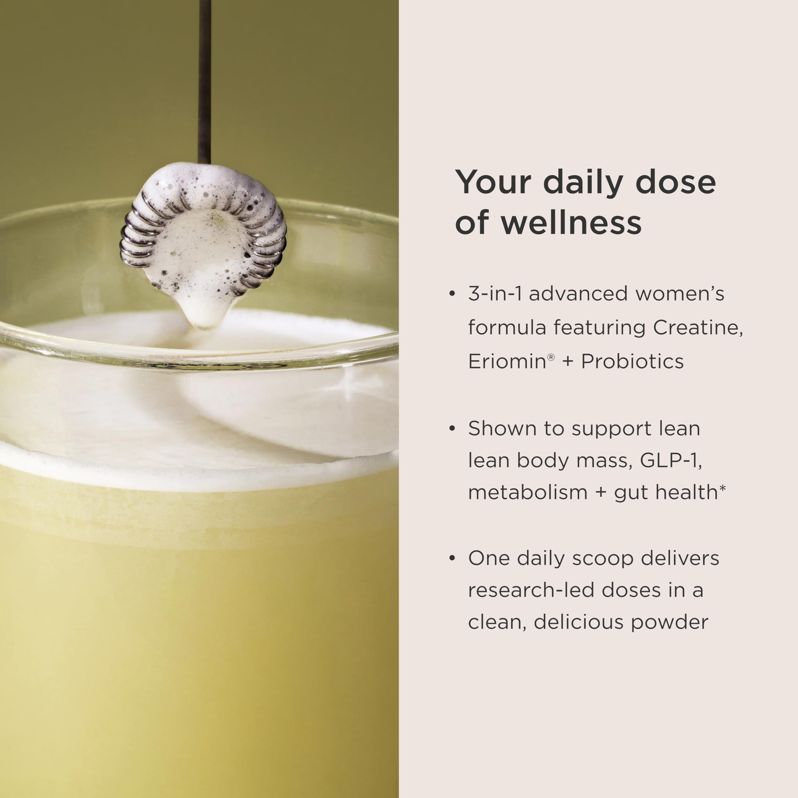 JSHealth Lean+ scoop for quick, convenient daily dosing.