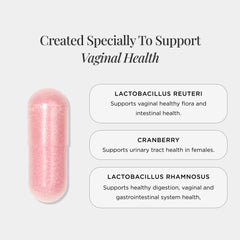 JSHealth Probiotic Ingredients Label shows Lactobacillus rhamnosus and reuteri.