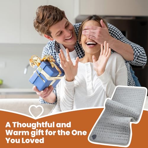 Jubeoyey heating pad six heat settings for tailored comfort.
