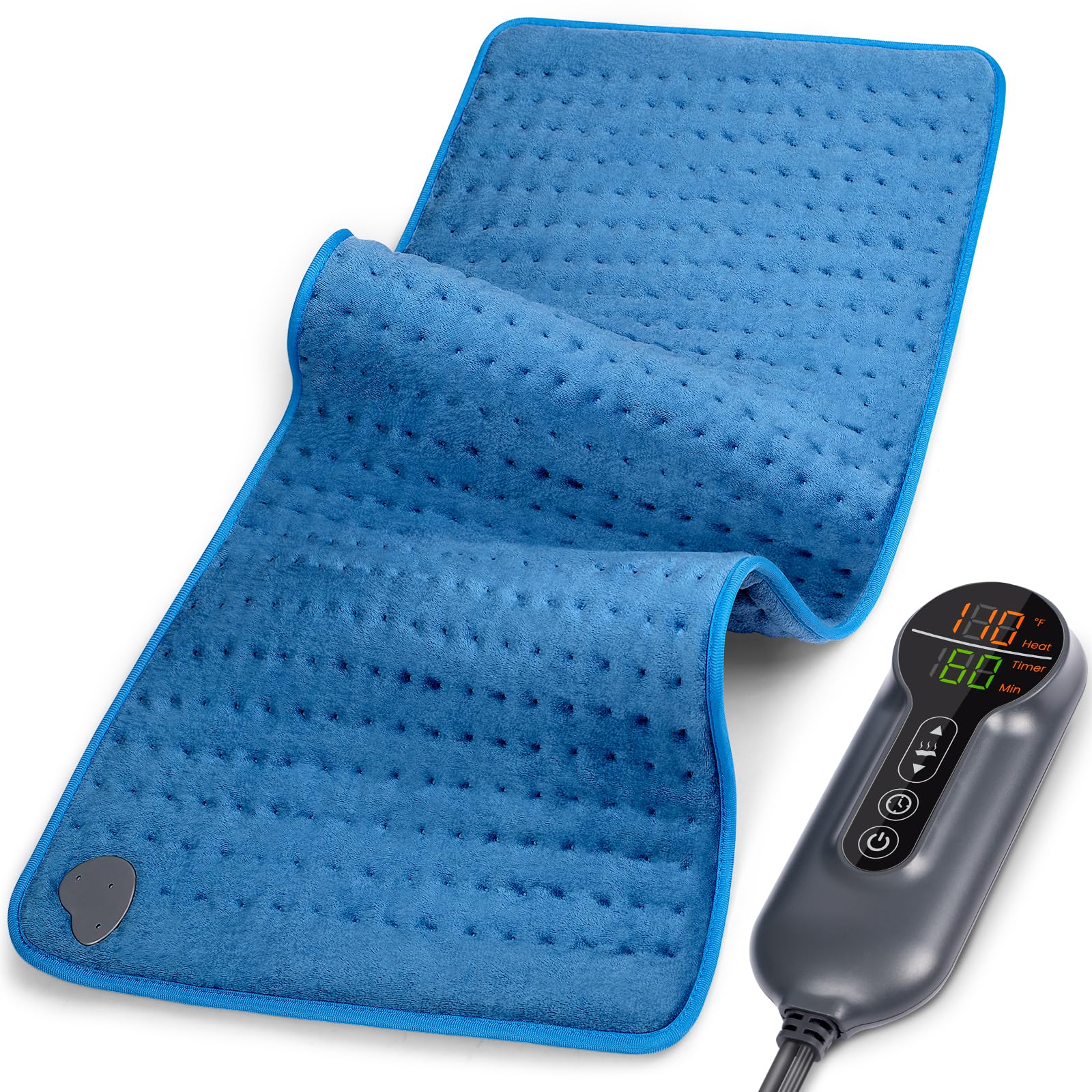 Jubeoyey Heating Pad targets back pain with focused warmth for comfort