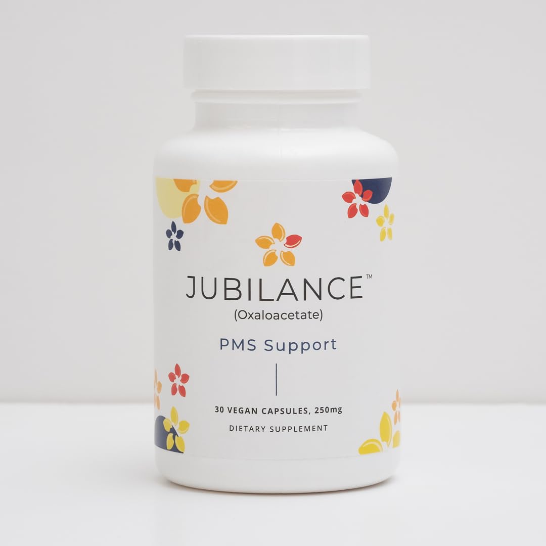 Close-up of Jubilance oxaloacetate capsule showing smooth coating.