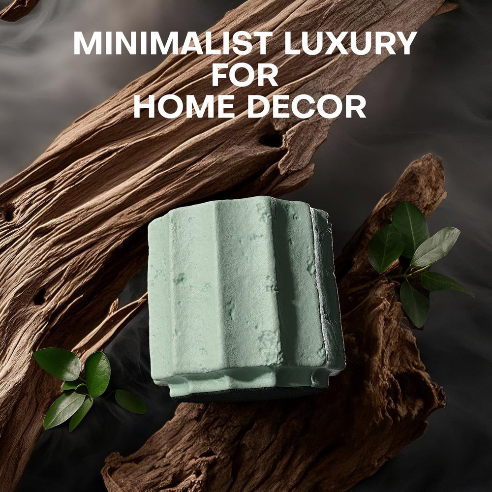 JueOne Vetiver & Ivy fragrance image suggesting grounding, tranquil atmosphere.